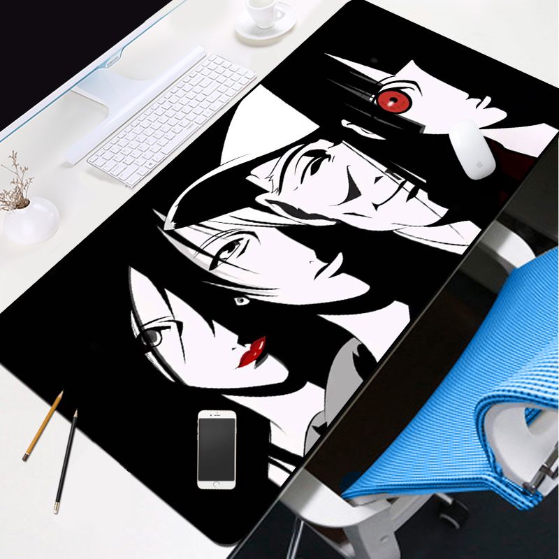 Tappetino per mouse Hell Girl con bersaglio sovradimensionato e osso, Chai Tian, diavolo, amore, FPS, animazione, tappetino da scrivania_voghion.com