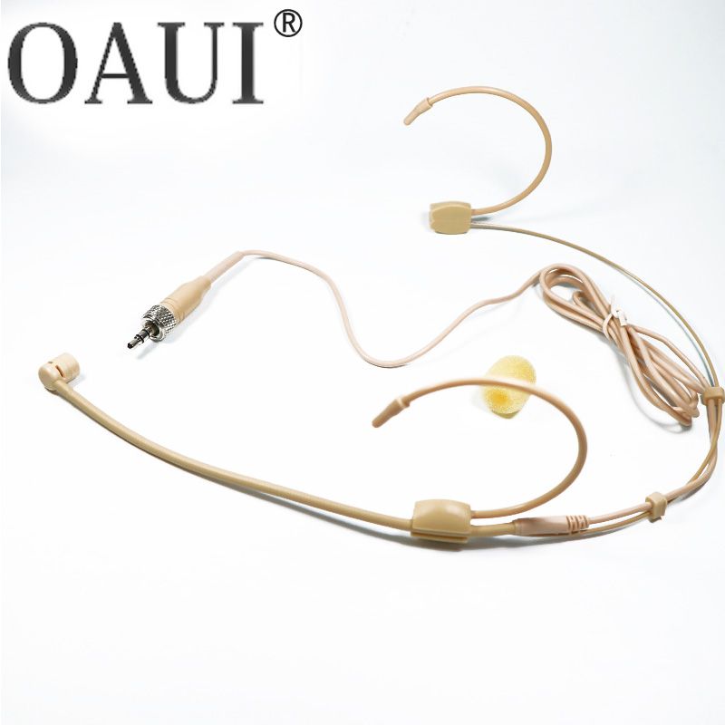 Microfono per cuffia con archetto unidirezionale per Shure Sennheiser AKG MiPro Audio Technica 4Pin 3Pin TA4F_voghion.com