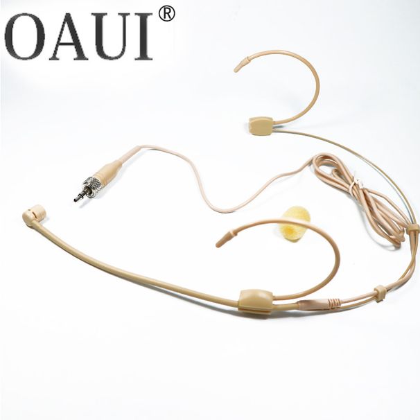 Microfono per cuffia con archetto unidirezionale per Shure Sennheiser AKG MiPro Audio Technica 4Pin 3Pin TA4F_voghion.com