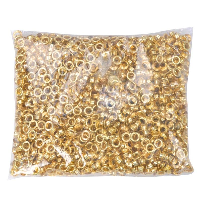 2000pc #0 Brass Grommets2000pc #0 Brass Grommets_voghion.com