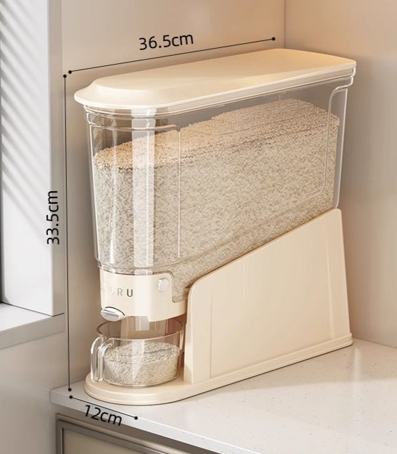 Bekai Container For Home Use 2025 New Model Ultra Narrow Sealed Insect-Proof Moisture-Proof Rice Bin Gap Storage Box_voghion.com