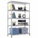 Steel Storage Shelving 5-Tier Utility Shelving Unit Steel Organizer Wire Rack For Home,Kitchen,Office,Garage, 1750 LBS Capacity 17.7' D X 47.2' W X_voghion.com