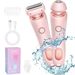2 In 1 Cordless Elektrische Rasierer Haar Elektrische Rasierer Schmerzlos Bikini Trimmer Dame_voghion.com