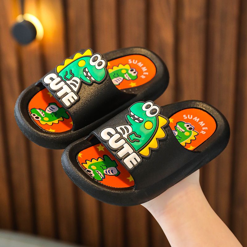 Cartoon rutschfeste Frühlings- und Sommer-Hausschuhe für Jungen mit weicher Unterseite_voghion.com