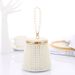 New Internet Celebrity Mini Handbag Evening Niche DIY Pearl Bucket Bag_voghion.com