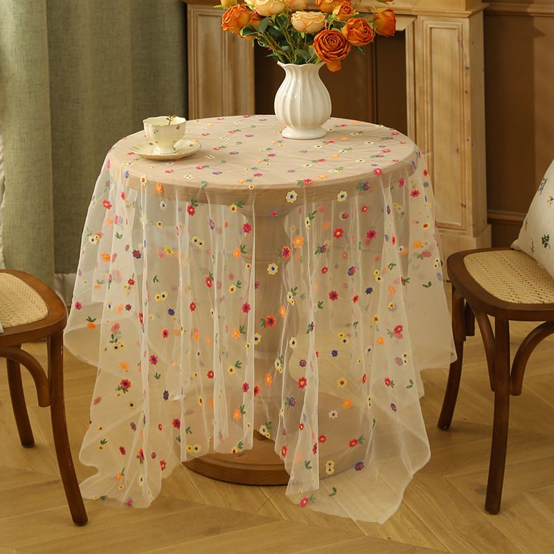 Set di tovaglie ricamate – Tessuto in policotone impermeabile e resistente all'olio – Runner da tavolo moderno per sala da pranzo e caffè in stile rustico (15 misure, oltre 20 modelli)_voghion.com