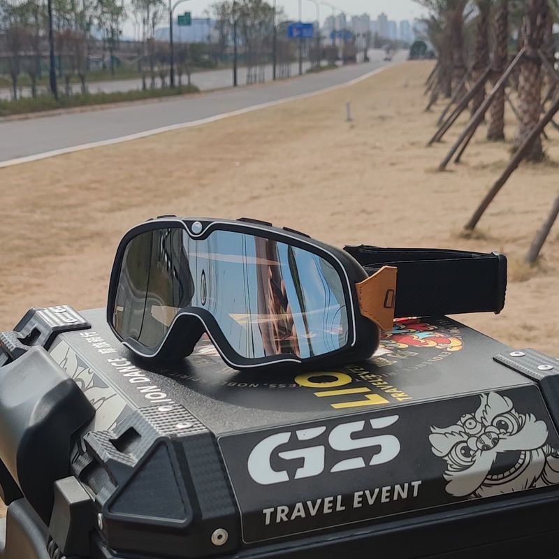 93% Positive Review Rate: Motorcycle Outdoor Windproof Helmet, Harley Riding Off-road Motorcycle Goggles, Wind And Sand_voghion.com