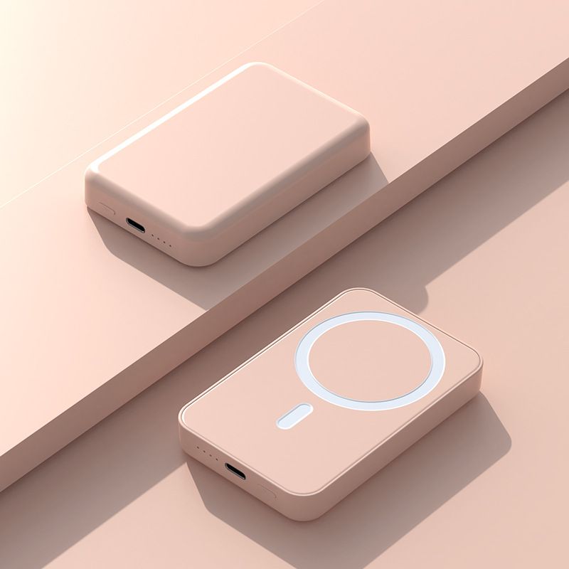Power Bank magnetico wireless da 10000 mAh con ricarica rapida PD, batteria portatile per iPhone e Android, sottile e leggero_voghion.com