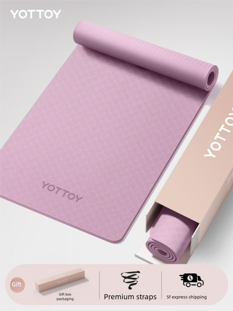 Yoga Fitness Home Non-Slip Shock Absorption Silent Widened Soundproofing Women's Special Jumping Exercise Mat 2025 New_voghion.com