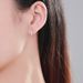 Tancise Silver Zircon Boucles d'oreilles Boucles d'oreilles pendantes pour femmes Cadeaux de fête de mariage_voghion.com