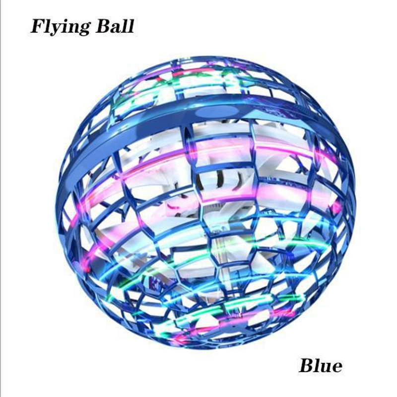 New 360° Rotating Flying Ball Toys Globe Shape Magic Controller Mini Drone Flying Toy, Built-in RGB Lights Spinner Spinning UFO For Kids Adults_voghion.com
