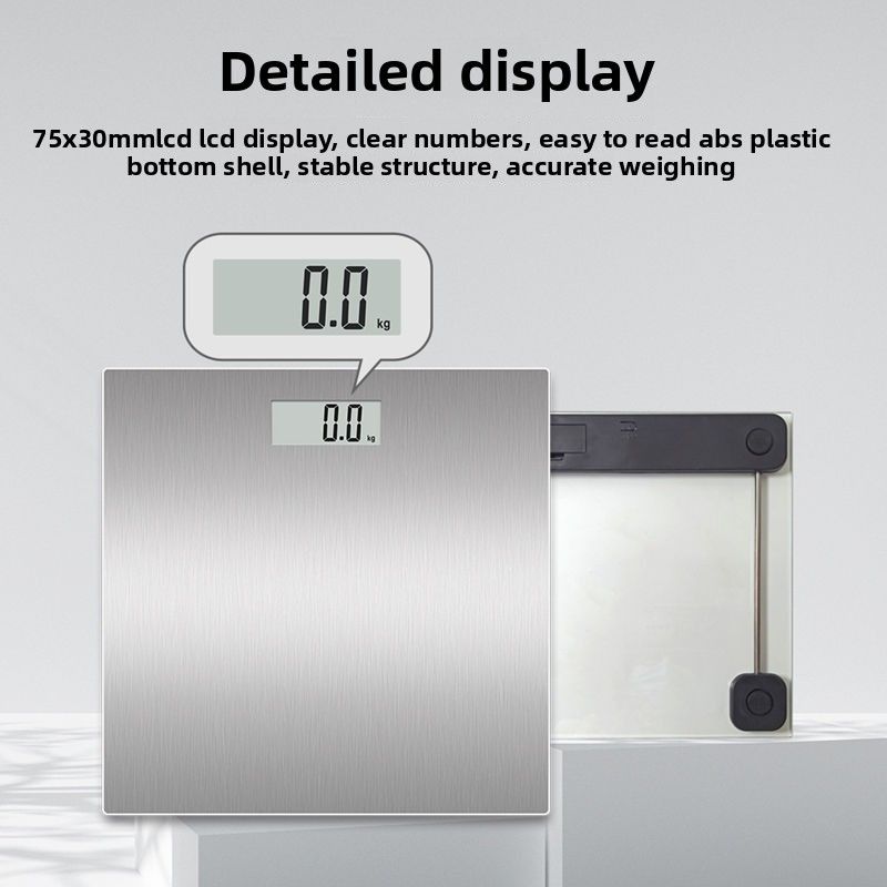 Weight Stainless Steel Panel Hotel High Precision Platform Explosion-Proof New Portable Small Electronic Scale_voghion.com