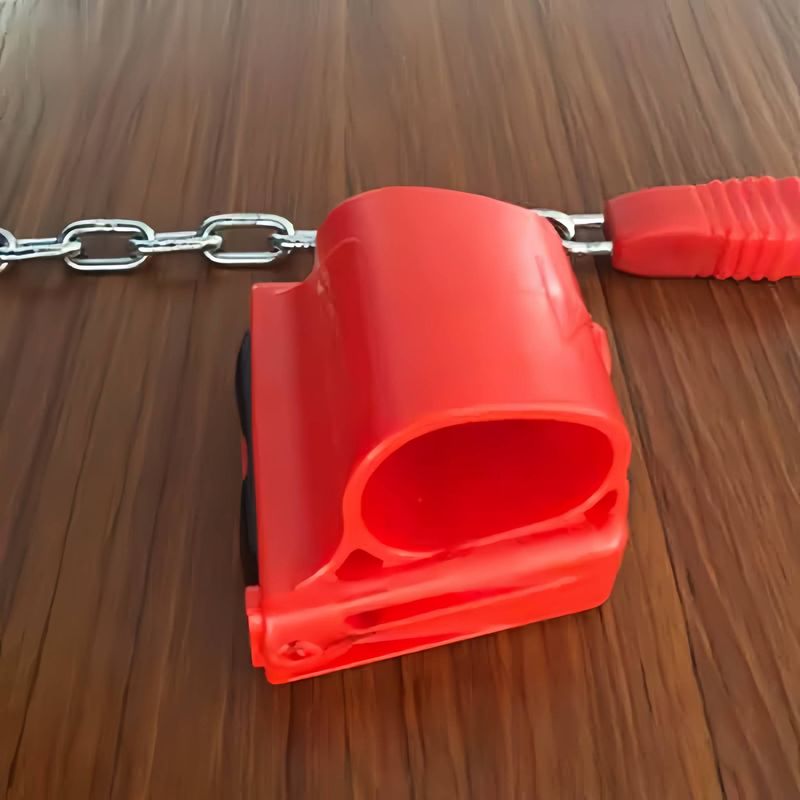 Münzbetriebenes Einkaufswagenschloss – Robuste Sicherheit für Einkaufswagen in leuchtend rotem Design (Modell: MJ-STL08)_voghion.com