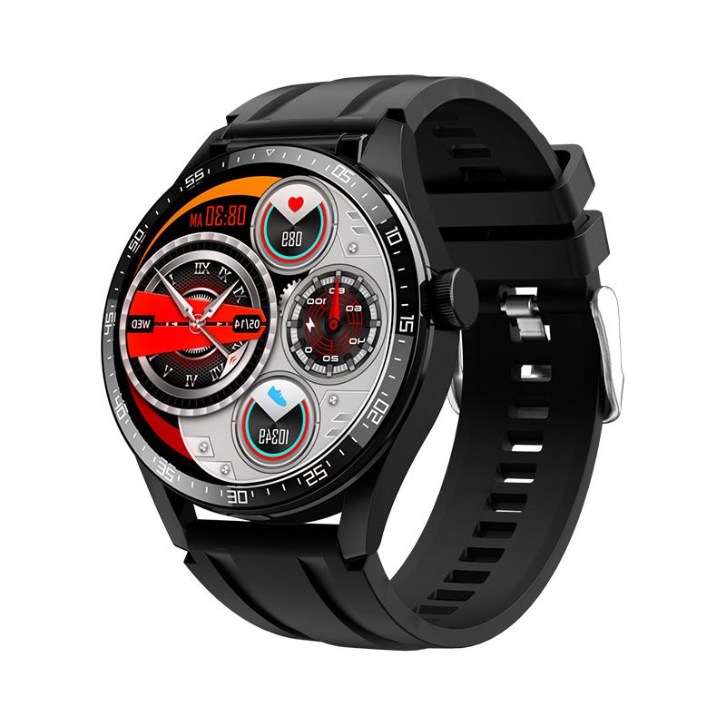 Se Buds Smartwatch, Hodetelefoner og Smartwatch i ett, AI og AI støyreduksjon for samtaler, kompatibel med Android og iOS_voghion.com