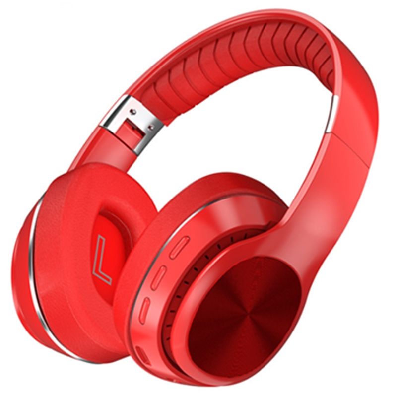 VJ320 Cuffie wireless pieghevoli Bluetooth 5.0 montate sulla testa Supporto scheda TF con microfono (bianco)_voghion.com