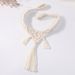 Nordic style hand-woven curtain rope decorative pendant light luxury curtain tassel tie curtain tie buckle_voghion.com