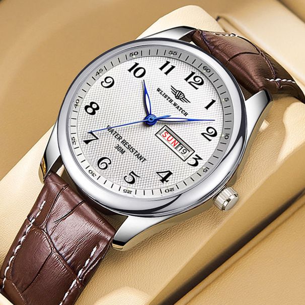 Orologio vintage ultrasottile, orologio al quarzo da uomo con luce notturna e impermeabile, da regalare_voghion.com