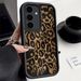 Leopard Print Graphic Silicone Phone Case For Samsung Galaxy S25 S24 S23 S22 S21 S20 Ultra FE A55 A35 A15 A25 Note 20 Plus Cover_voghion.com