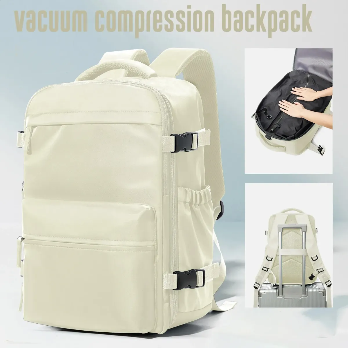 Airback-Rucksack mit großer Kapazität, Business-Laptop-Rucksack für Damen, erweiterbar, Schultasche 250408l_voghion.com