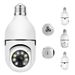Smart Light Bulb Security Camera - 360° WiFi PTZ Full Color Night Vision Motion Tracking 2K HD Two-Way Audio_voghion.com
