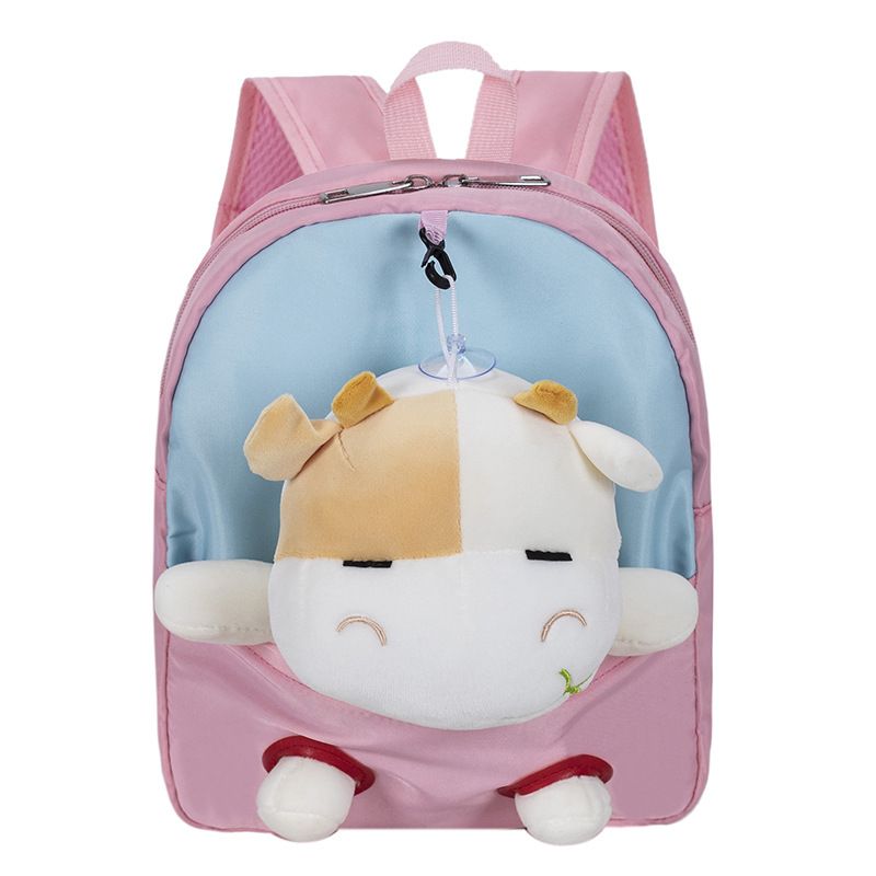 Τσάντες για παιδιά & μωρά Χαριτωμένο σακίδιο πλάτης με σχήμα μοσχαριού για αγόρια Σακίδιο πλάτης για αθλήματα αναψυχής και αναψυχής, αποσπώμενη τσάντα νήπιου για κορίτσια με κινούμενα σχέδια_voghion.com