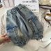 Kinder 2025 Frühling und Herbst Neue Denim Overalls Koreanische Version Baby Stilvolle Casual Harem Hosen Retro Pumphose_voghion.com