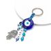 New Keychain, European And American Devil's Eye Palm Keychain Retro Popular Car Hanging_voghion.com