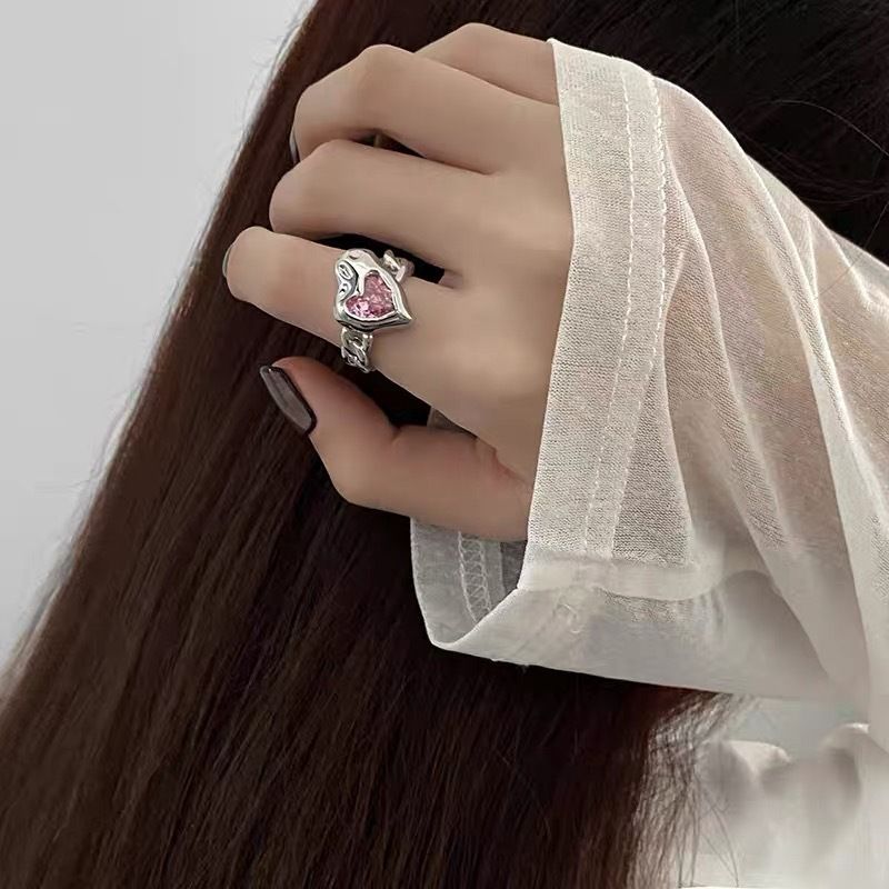 Renkli VENÜS Sier Love Opal Yüzük Kadınlar İçin Buzlu Çift Mücevher Doğum Günü Hediyesi Dropship_voghion.com
