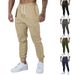 Men's Lightweight Gym Jogger Pants Breathable Hiking Jogging Runing Stretch Exercise Workout Sweatpants With Zipper Pocket Pants_voghion.com
