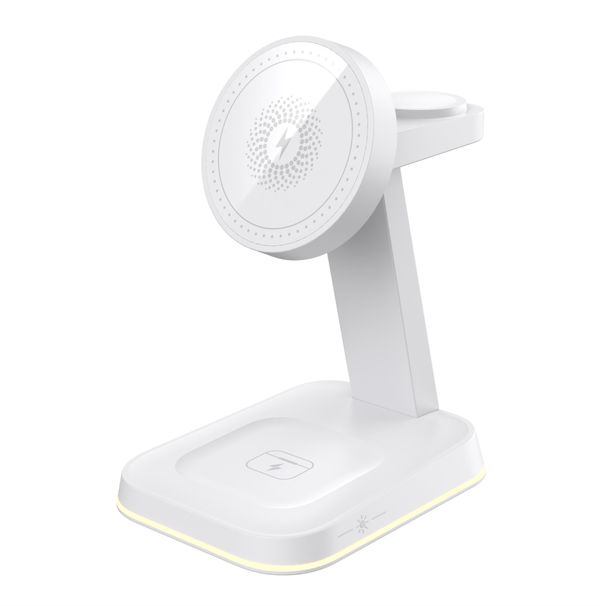 Cross Border kolm ühes magnetiline juhtmevaba laadija, mis sobib 15 W kiirlaadimiseks vertikaalse klambriga juhtmevaba laadimiseks_voghion.com