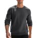 Lässiges Herren-Sweatshirt – Locker geschnittener Rundhalspullover mit Mini-Karomuster | Weiche Baumwollmischung, dicker für Frühling/Herbst_voghion.com