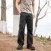 001 Hiking Solid Color Men's Spring Outdoor Thickened Fashion Versatile Casual Windproof And Water-Resistant Pants_voghion.com