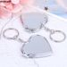 Portable Two-side Folding Make Up Mirror Mini Makeup Compact Key Chain Pocket Mirror Women Cosmetic Mirrors Key Ring_voghion.com