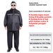 Adult Reflective Plus Size Raincoat And Rain Pants Set Double Layer Cycling Extra Large Split Type Oversized_voghion.com