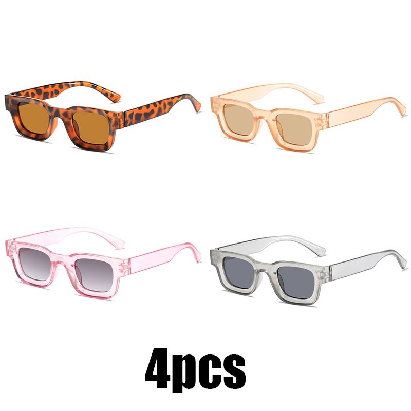 Nye ankomster 2024 Tykke 4PCS Edge for menn og kvinner Mote Hip Hop solbriller Instagram_voghion.com