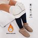 Leggings foderati in pile per donna - Pantaloni termici elasticizzati caldi, collant a vita alta per l'inverno, morbidi e comodi, disponibili in taglie forti_voghion.com