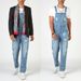 New summer streetwear ripped overalls high waisted men's jeans_voghion.com
