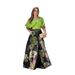 Women's Clothing Retro Summer Fashion Print Long Skirt Niche_voghion.com