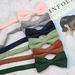 Men's Solid Color Wedding Groomsmen Casual Khaki Bow Tie Suit Blue Green Pink Bow_voghion.com