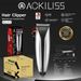 ACKILISS Professioneller Haarschneider für Männer und Frauen – Klinge aus Titanlegierung, geräuscharm (36 dB), kabelgebundener elektrischer Haarschneider für den Heim- und Salongebrauch_voghion.com
