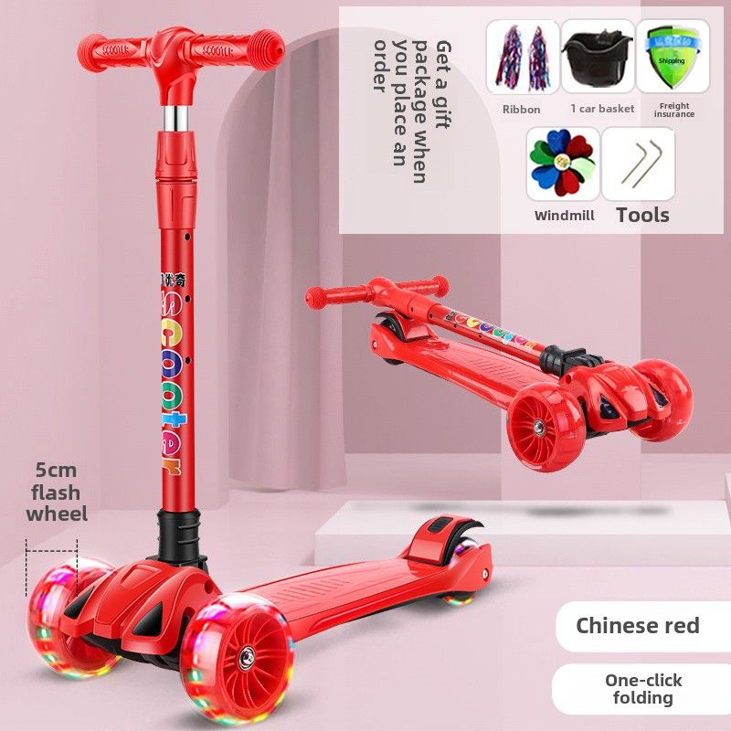 Scooter para bebês, scooter para crianças de 2 a 12 anos, scooter Yoyo para crianças, scooter Flash Wheel para iniciantes_voghion.com