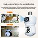 E9 Bulb WiFi Bullet Home Smart Surveillance Camera Full Color E27 Dual Lens_voghion.com
