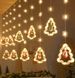 Remote-Controlled Christmas Fairy Lights With Snowflake Design - USB-Powered LED String Lights For Tree, Window & Home Decor_voghion.com