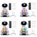 Upgraded Star hugging Rocket Bluetooth Speaker Astronaut Starry Sky Projection Colorful Night Light_voghion.com