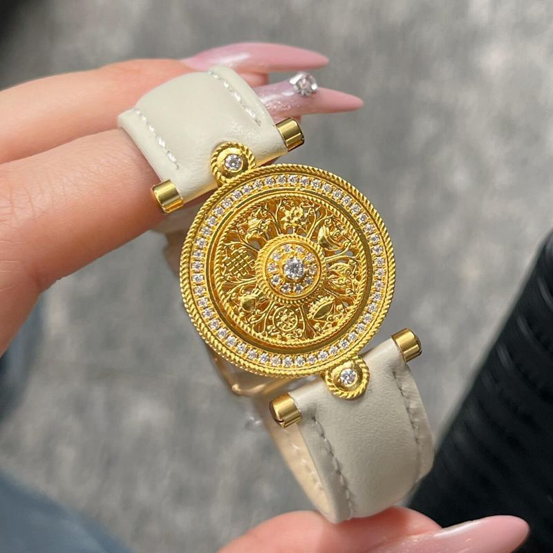 Babao Kompass Uhr Armband Frauen 2025 Neue Stil 999 Gold Valentinstag Geschenk Für Freundin_voghion.com