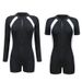 Sports jumps for women, professional conservative new hot spring swims, long and short sleeved women's adult_voghion.com