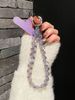 Crystal Phone Pendant New Beaded Chain Wrist Strap Bracelet Lanyard For Women High-End Lightweight_voghion.com