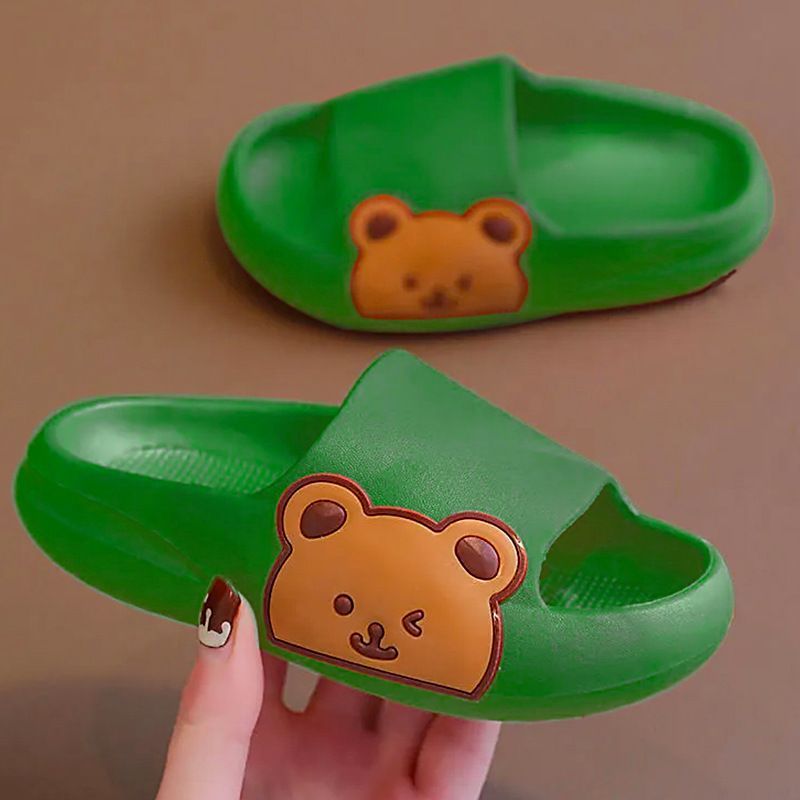 Fir Kanner Kanner Schong Summer Home Cartoon Sohle Pantoffelen Rutsch Gemittlech Super Weich Rutschfest_voghion.com