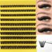Eyelashes Set 30/40/80D Thick Curling 10 Rows Of Large Capacity Single Cluster DIY Self Grafted Segmented False Eyelashes_voghion.com