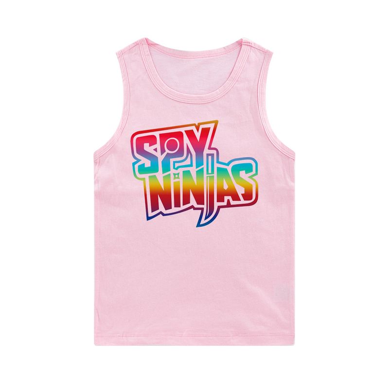 Printed Elderly Boys and Girls Sleeveless Tank Top E097_voghion.com